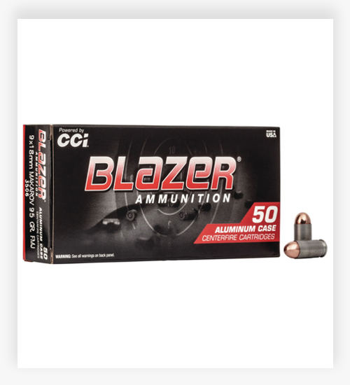 CCI Ammunition Blazer Aluminum 9x18mm Makarov Ammo