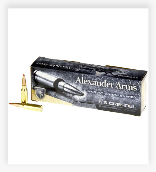 Alexander Arms Loaded Ammunition 6.5 Grendel Ammo