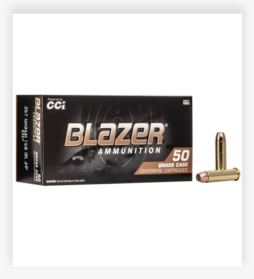 CCI Ammunition Blazer Brass .357 Magnum 158 GR JHP Ammo