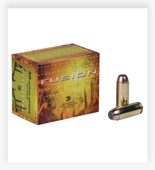 Federal Premium 300 GR Fusion Soft Point 50 Action Express Ammo