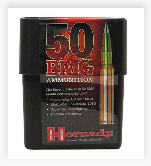Hornady Match .50 BMG 750 Grain A-MAX Ammo