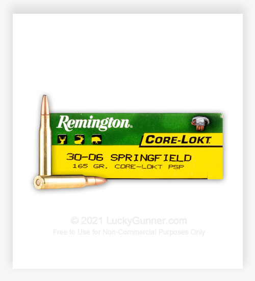 Remington Core-Lokt 30-06 Ammo 165 Grain PSP