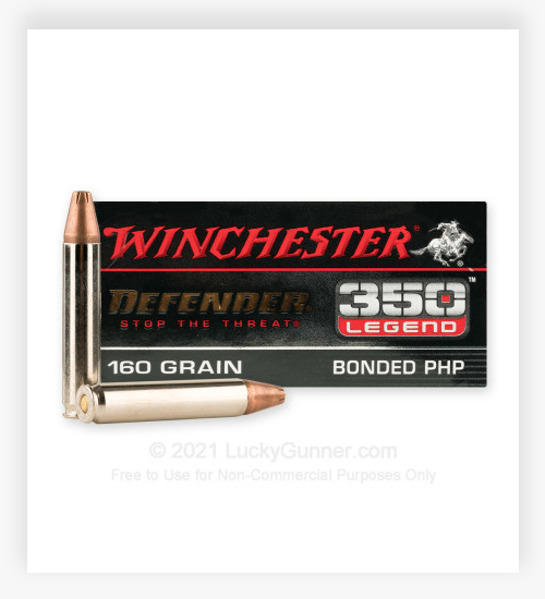 Winchester Defender 350 Legend Ammo 160 Grain Bonded PHP