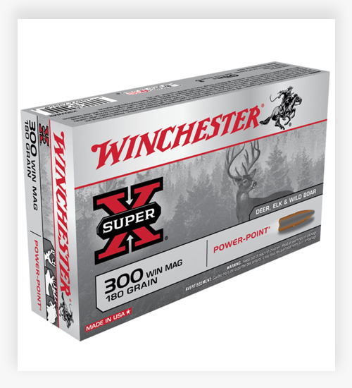 Winchester SUPER-X RIFLE .300 Winchester Magnum 180 GR Power-Point Ammo