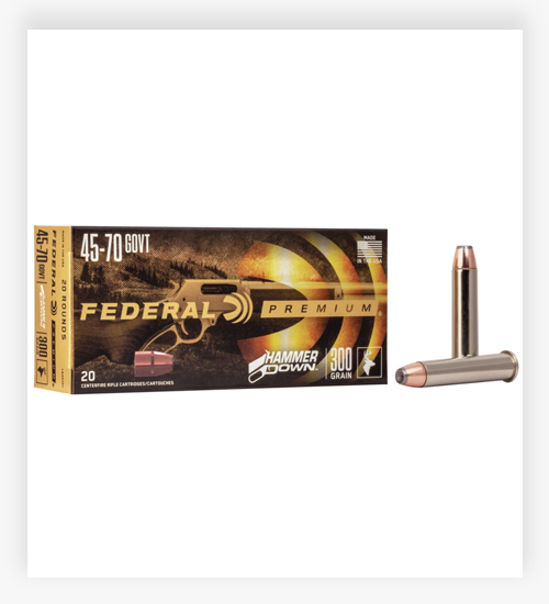 Federal Premium HAMMER DOWN .45-70 Government 300 GR Bonded Soft Point Ammo