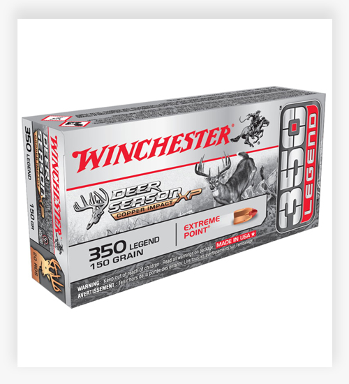 Winchester Deer Season XP Copper Impact 150 Grain Copper Extreme Point 350 Legend Ammo