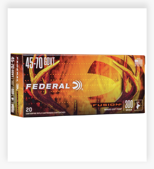 Federal Premium FUSION .45-70 Government 300 GR Fusion Soft Point 45-70 Ammo
