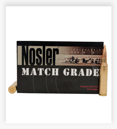 Nosler Match Grade 300 Grain Custom Competition 338 Lapua Magnum Ammo
