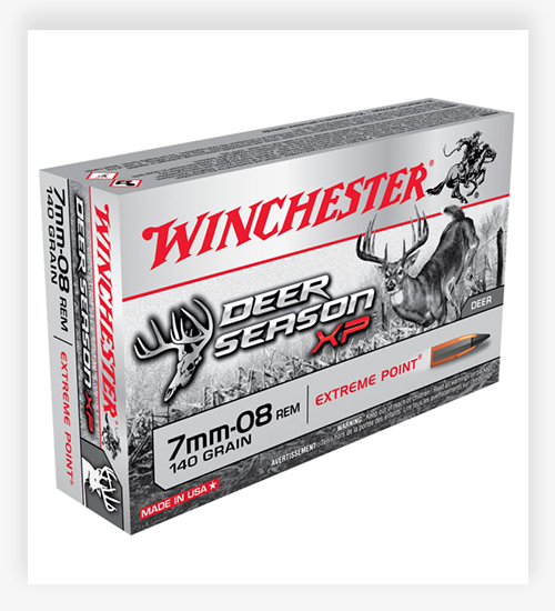 Winchester DEER SEASON XP 140 GR Extreme Point Polymer Tip 7mm-08 Remington Ammo