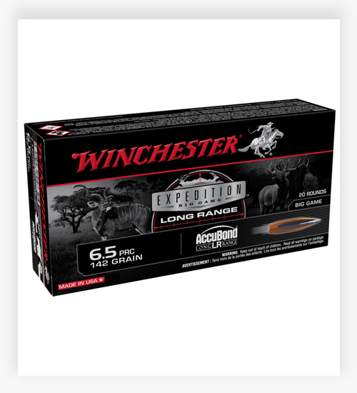 Winchester Expedition Big Game Long Range 142 Grain Accubond 6.5 PRC Ammo