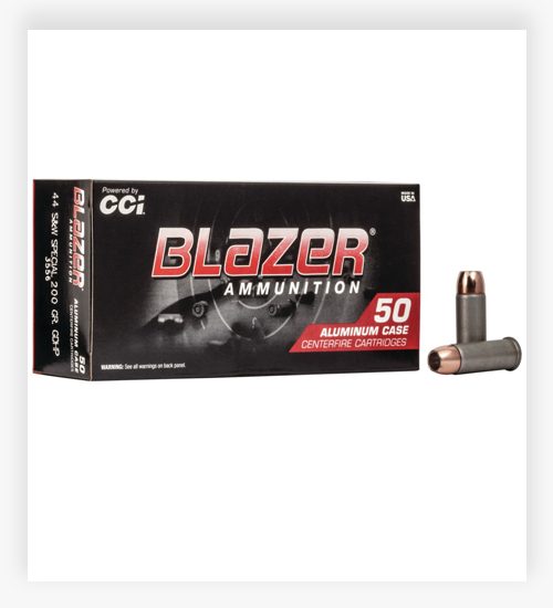 CCI Ammunition Blazer Aluminum 200 GR Hollow Point 44 Special Ammo