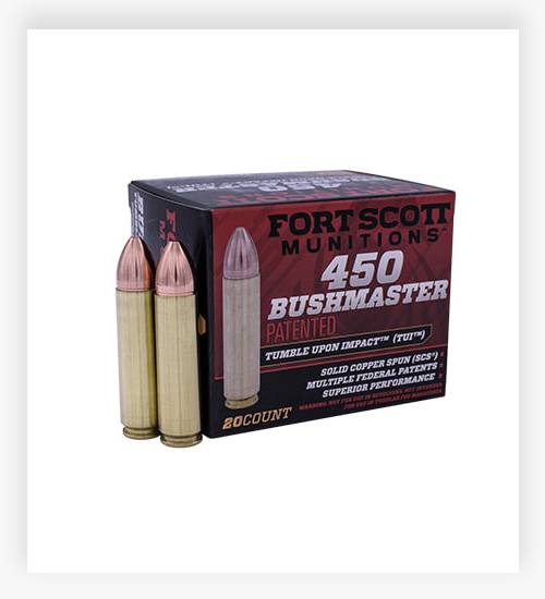 Fort Scott Munitions 250 Grain 450 Bushmaster Ammo