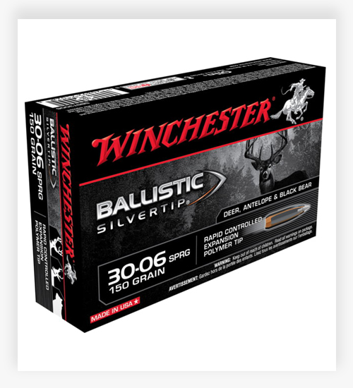 Winchester BALLISTIC SILVERTIP .30-06 Springfield 150 GR Fragmenting Polymer Tip 30-06 Ammo