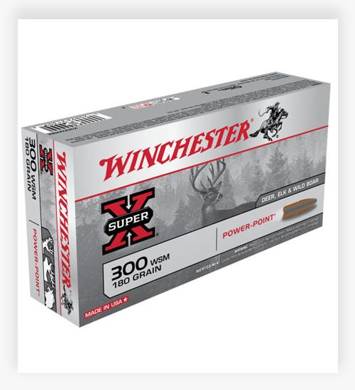 Winchester SUPER-X RIFLE 180 GR Power-Point 300 Winchester Short Magnum Ammo