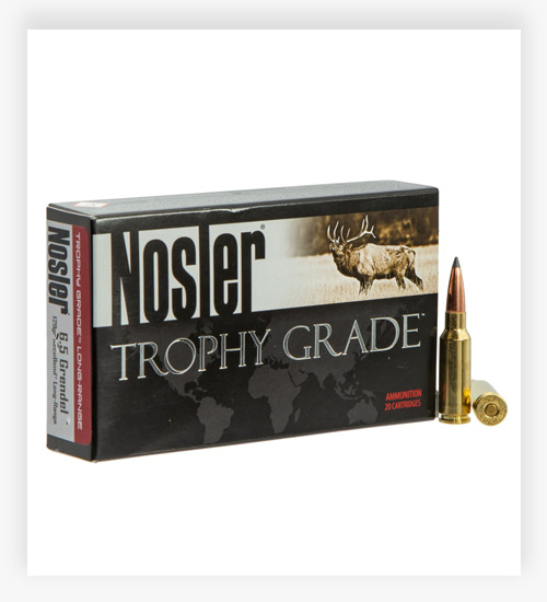 Nosler Trophy Grade 6.5mm Grendel 129 Grain AccuBond Ammo