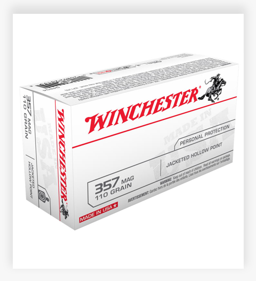 Winchester USA HANDGUN 110 GR JHP 357 Magnum Ammo
