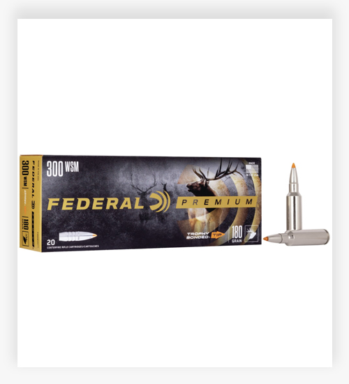 Federal Premium VITAL-SHOK 180 GR Trophy Bonded Tip 300 Win Short Magnum Ammo