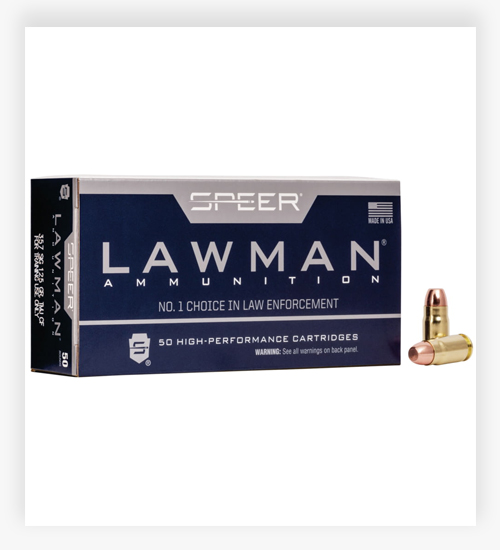 Speer Lawman Handgun CleanFire Training 125 GR TMJ 357 Sig Ammo