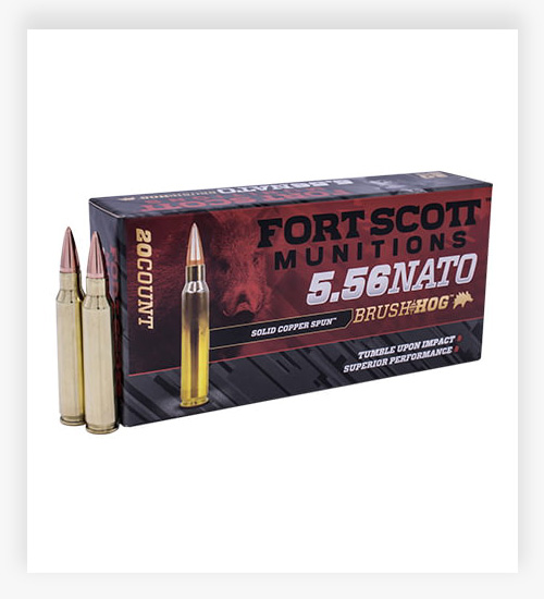 Fort Scott Munitions 5.56 NATO Copper 62 Grain 5.56 Ammo