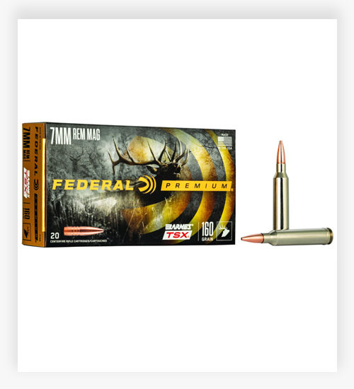 Federal Premium BARNES TSX 160 GR Barnes Triple-Shock X 7mm Rem Magnum Ammo