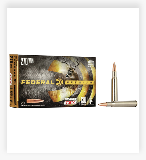 Federal Premium BARNES TSX .270 Winchester 130 GR Barnes Triple-Shock X 270 Ammo