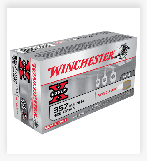 Winchester SUPER-X HANDGUN 125 Grain WinClean .357 Magnum Ammo