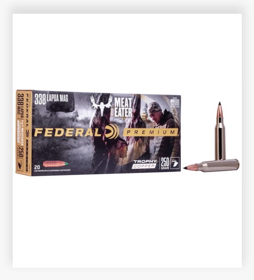 Federal Premium TROPHY COPPER 250 GR Trophy Copper 338 Lapua Magnum Ammo
