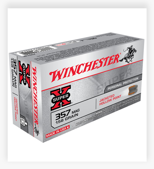Winchester SUPER-X HANDGUN 158 GR JHP .357 Magnum Ammo