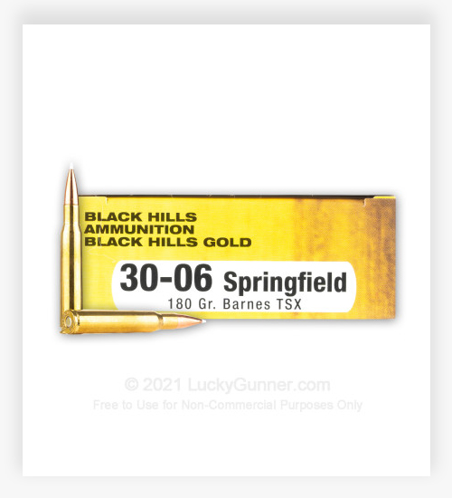 Black Hills Gold 30-06 Ammo 180 Grain TSX