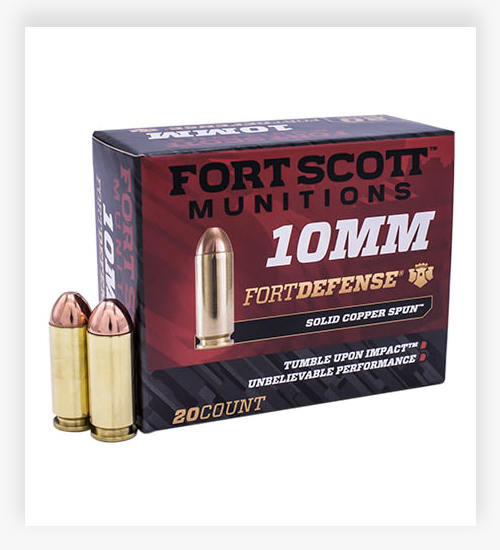 Fort Scott Munitions 10mm Ammo 124 Grain