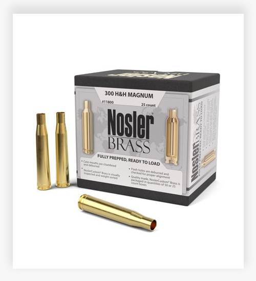 Nosler Custom Rifle Brass 300 H&H Mag Ammo