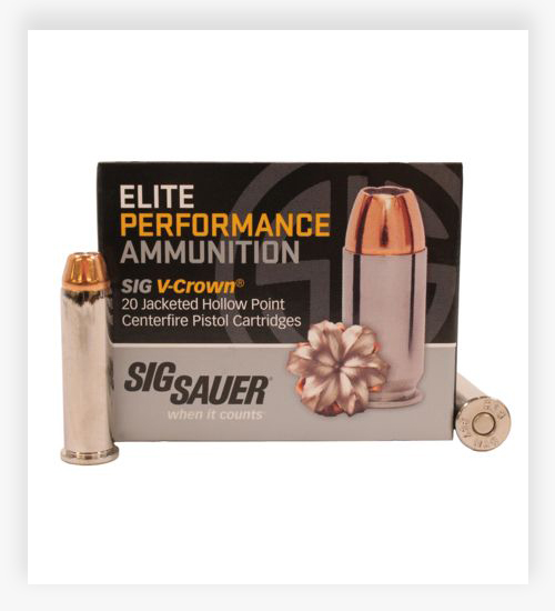 Sig Sauer V-Crown Ammo .357 Magnum 125 GR JHP Ammo