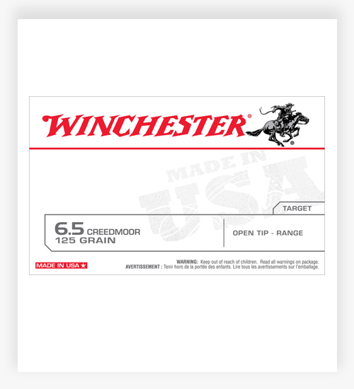 Winchester USA RIFLE 6.5 Creedmoor 125 GR Full Metal Jacket 6.5 Creedmoor Ammo