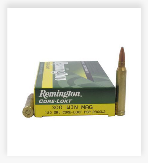 Remington Core-Lokt .300 Winchester Magnum 180 Grain Core-Lokt Pointed Soft Point Ammo