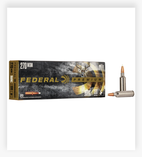 Federal Premium VITAL-SHOK 130 GR Nosler AccuBond 270 Win Short Magnum Ammo
