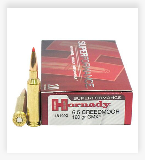 Hornady Superformance 6.5mm Creedmoor 120 Grain Gilding Metal eXpanding Ammo