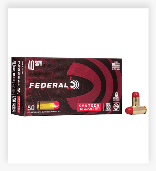Federal Premium American Eagle Syntech 10mm Ammo Auto 205 GR Total Syntech Jacket Flat Nose Brass