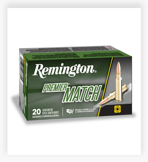 Remington Premier Match 6mm Creedmoor 112 Grain Barnes Open Tip Match Boat-Tail Ammo