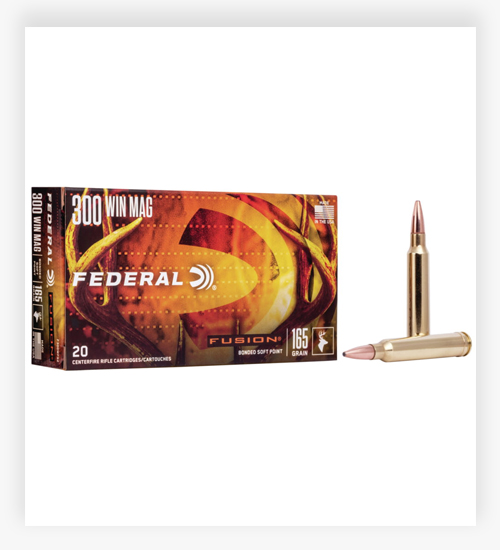 Federal Premium FUSION .300 Winchester Magnum 165 GR Fusion Soft Point Ammo