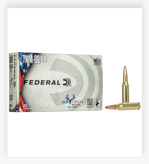 Federal Premium Non-Typical 150 GR Soft Point 7mm-08 Rem Ammo