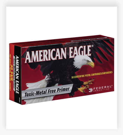 Federal Premium American Eagle Indoor Range 180 GR FMJ 40 S&W Ammo