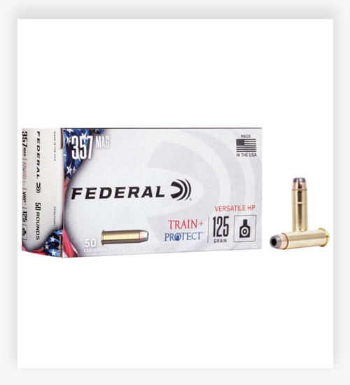 Federal Train + Protect .357 Magnum 125 GR Versatile Hollow Point Ammo