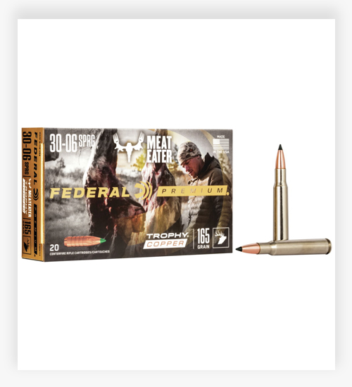 Federal Premium VITAL-SHOK .30-06 Springfield 165 GR Trophy Copper 30-06 Ammo