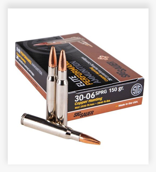 Sig Sauer SIG Hunting Rifle Ammunition .30-06 Springfield 150 GR Hunting Tipped 30-06 Ammo