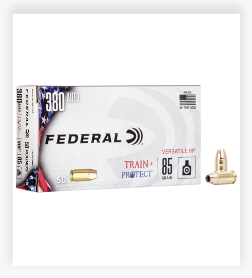 Federal Premium .380 ACP 85 GR Versatile Hollow Point Amm
