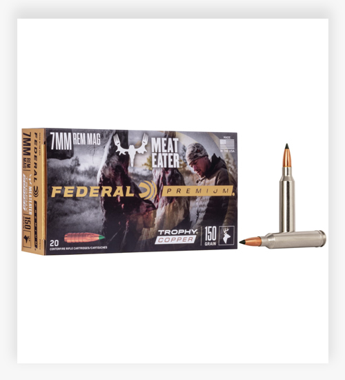 Federal Premium VITAL-SHOK 150 GR Trophy Copper 7mm Rem Magnum Ammo