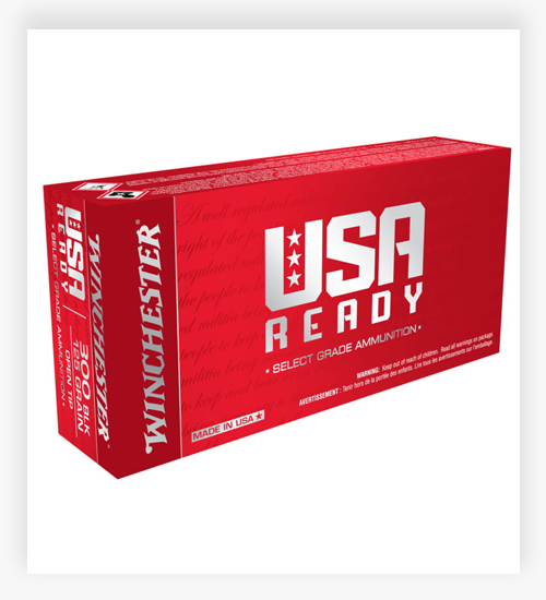 Winchester USA READY .300 AAC Blackout 125 GR Open Tip Ammo