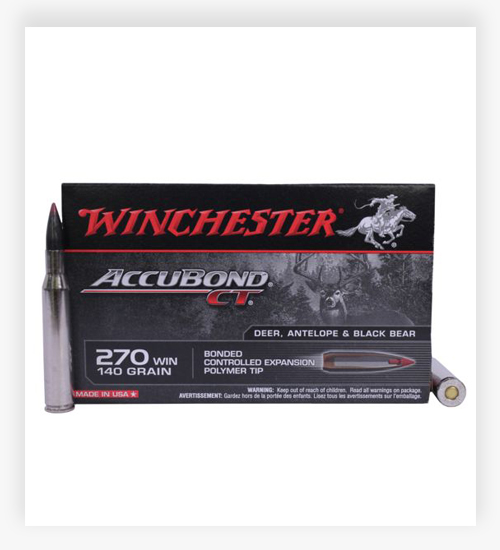 Winchester Supreme 270 Win 140 GR AccuBond 270 Ammo