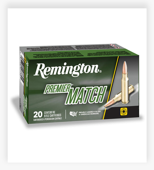 Remington Premier Match 6.5mm 145 Grain Match Burner Open Tip Match Boat-Tail 300 PRC Ammo