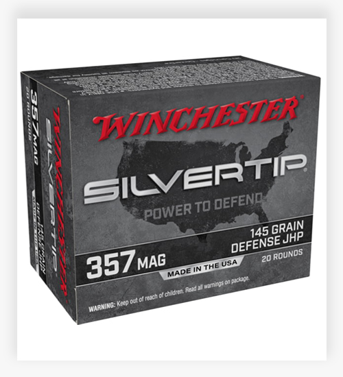 Winchester SUPER-X HANDGUN .357 Magnum 145 GR Silvertip JHP Ammo
